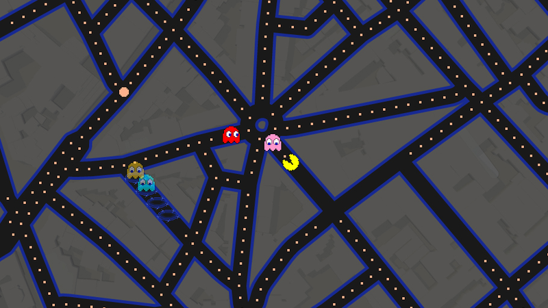 Illustration for article titled Now you can play the computer game Pac-Man in the real world, on your computer